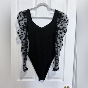 Puff Long Sleeve Body Suit